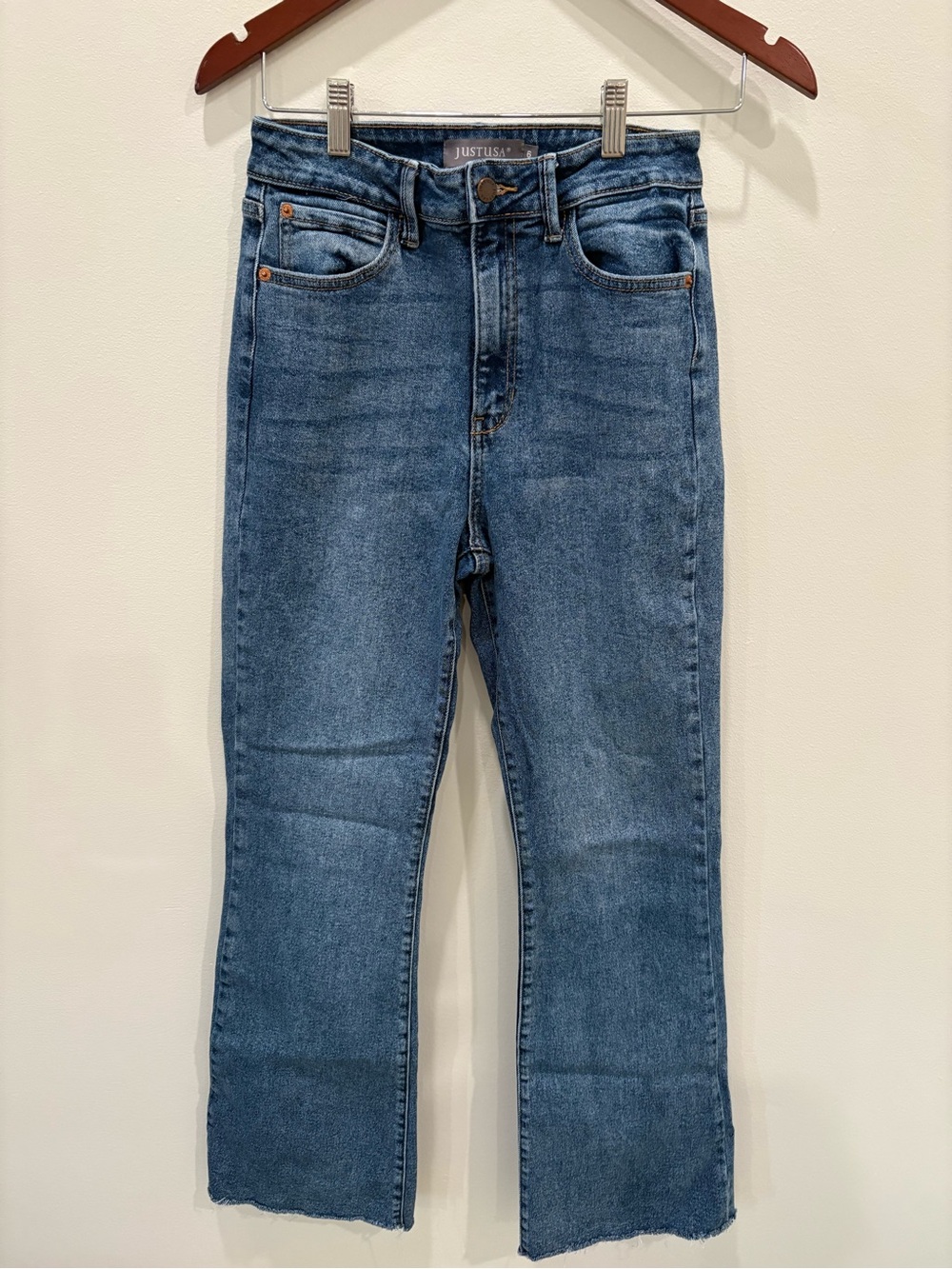 Just USA High-Rise Skinny Flare - 6